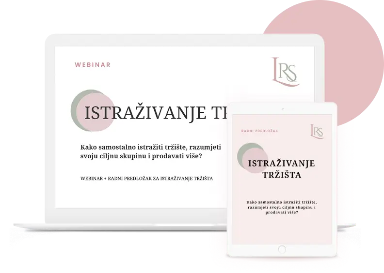 Webinar Istraživanje tržišta - kako samostalno istražiti tržište, razumjeti ciljnu skupinu i povećati prodaju