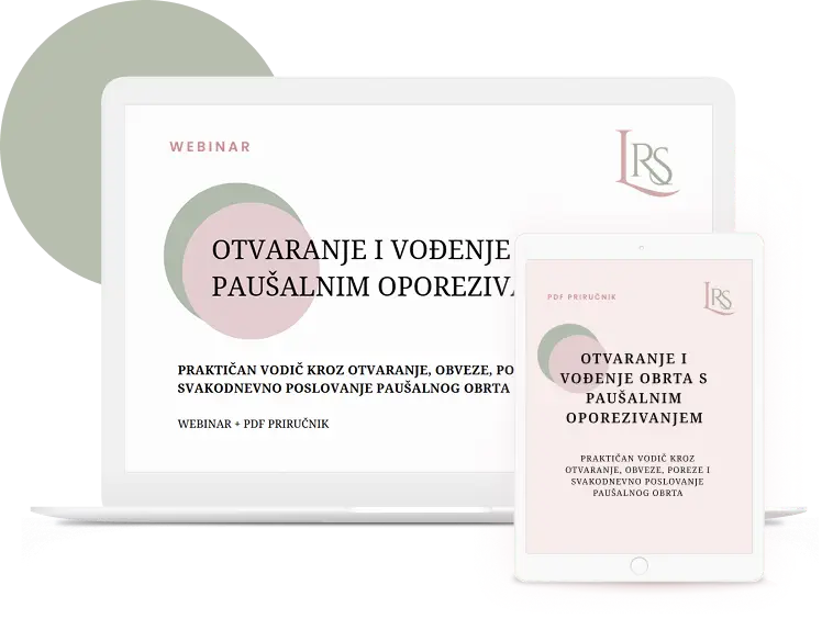 Webinar i PDF priručnik Otvaranje i vođenje obrta s paušalnim oporezivanjem - vodič kroz obveze i poslovanje paušalnog obrta
